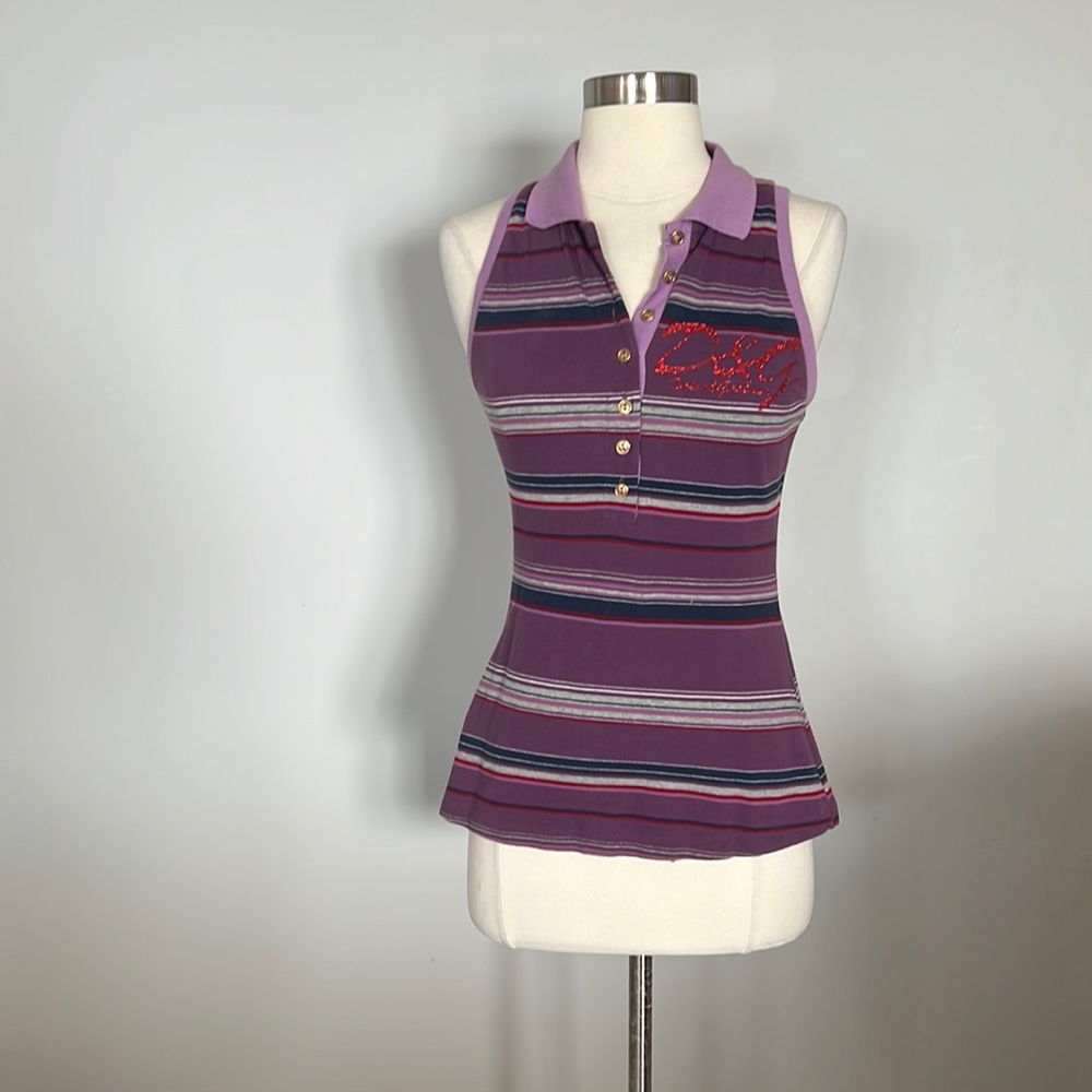 D&G Purple Collared Tank
